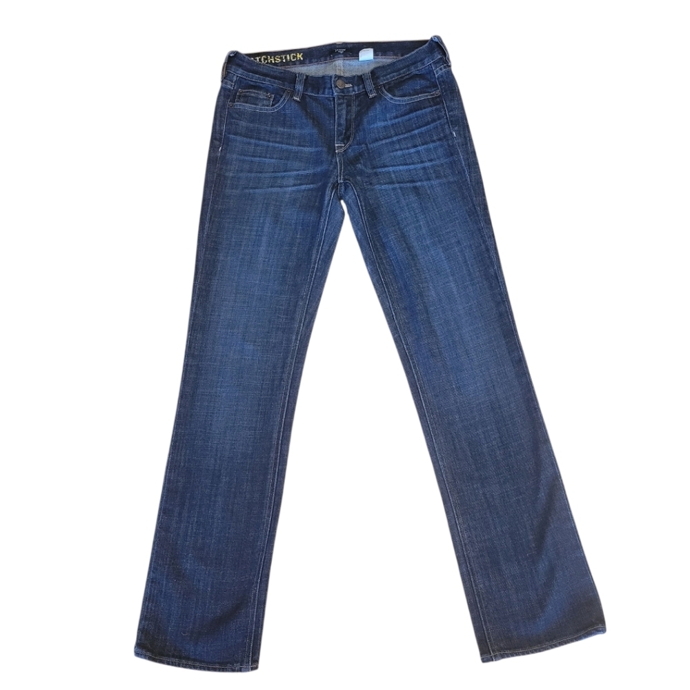 J. Crew Blue Matchstick Straight Leg‎ Denim Jeans Size 29 Short - Picture 2 of 5